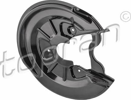 Topran 116 817 - Splash Panel, guard, brake disc parts5.com