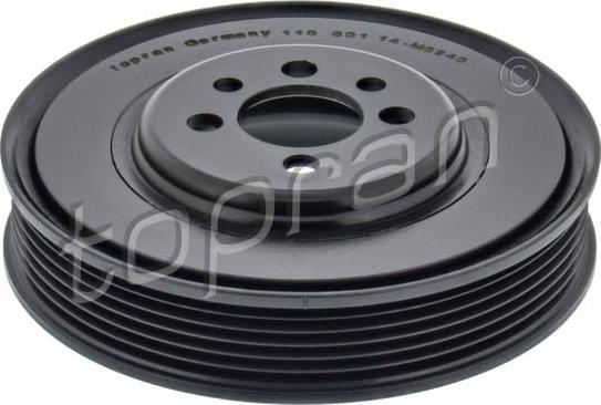 Topran 110 801 - Belt Pulley, crankshaft parts5.com