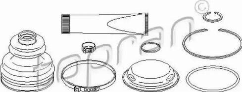 Topran 111 640 - Burduf cauciuc, articulatie planetara parts5.com