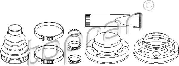 Topran 111 671 - Fuelle, árbol de transmisión parts5.com