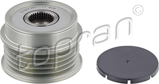 Topran 111 878 - Koło pasowe, alternator parts5.com