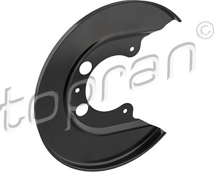 Topran 118 946 - Splash Panel, guard, brake disc parts5.com