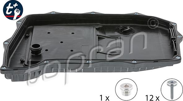 Topran 118 636 - Oil sump, automatic transmission parts5.com