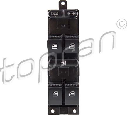 Topran 112 408 - Switch, door lock system parts5.com