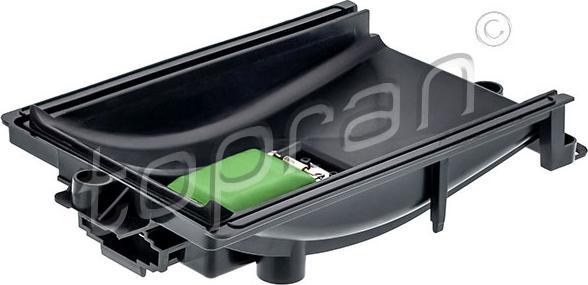 Topran 112 195 - Resitencia, ventilador habitáculo parts5.com