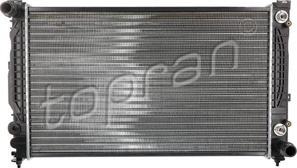 Topran 112 294 - Radiator, engine cooling parts5.com