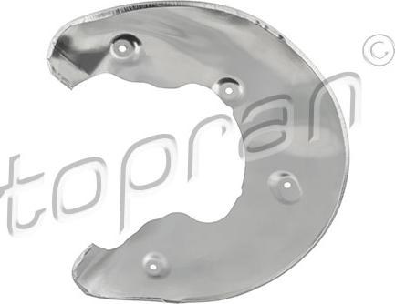 Topran 117 959 - Splash Panel, guard, brake disc parts5.com