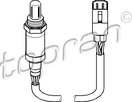 Topran 300 589 - Sonde lambda parts5.com