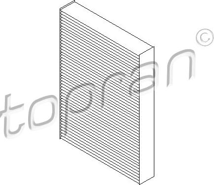 Topran 700 130 - Filter, interior air parts5.com