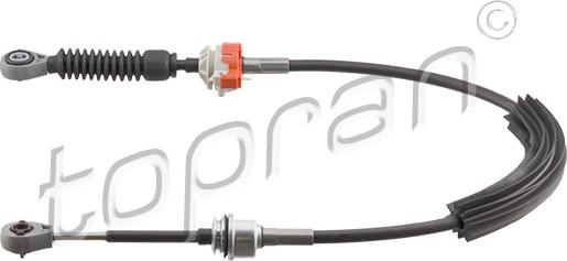 Topran 701 245 - Cable, manual transmission parts5.com