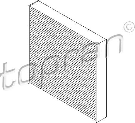 Topran 720 325 - Filtre, air de l'habitacle parts5.com