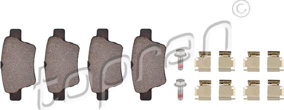 Topran 721 246 - Brake Pad Set, disc brake parts5.com