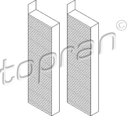 Topran 722 261 - Filter,salongiõhk parts5.com