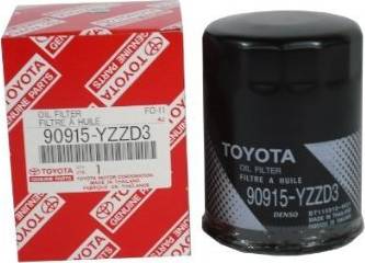 TOYOTA 90915-YZZD3 - Olejový filtr parts5.com