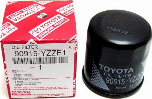 TOYOTA 90915YZZE1 - Filtro de aceite parts5.com