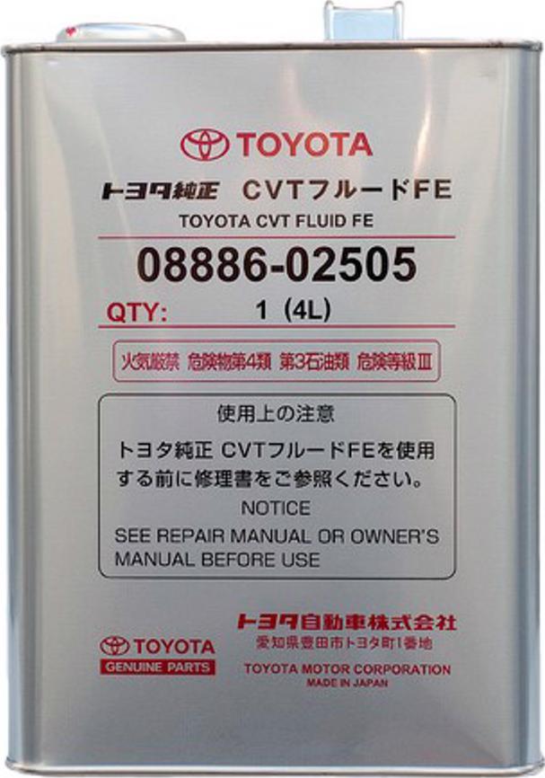 TOYOTA 08886-02505 - Automatic Transmission Oil parts5.com