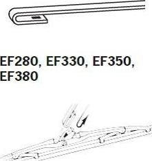 Trico EF280 - Wiper Blade parts5.com