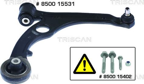 Triscan 8500 15531 - Brat, suspensie roata parts5.com