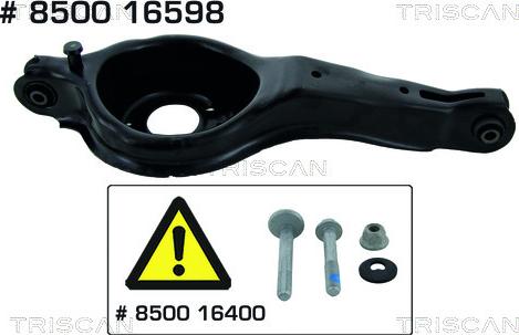 Triscan 8500 16598 - Tukivarsi, pyöräntuenta parts5.com