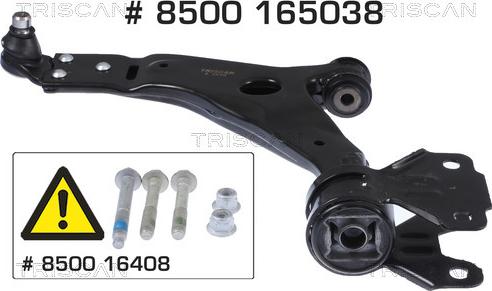 Triscan 8500 165038 - Рычаг подвески колеса parts5.com