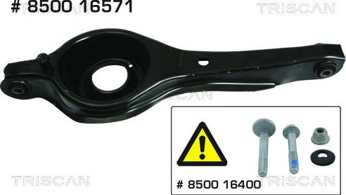 Triscan 8500 16571 - Lenker, Radaufhängung parts5.com