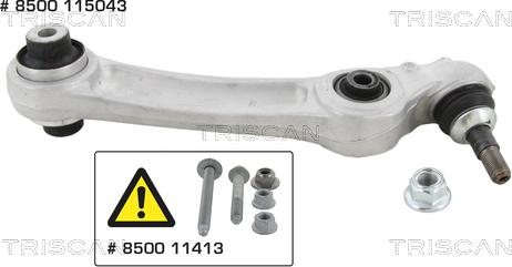 Triscan 8500 115043 - Track Control Arm parts5.com