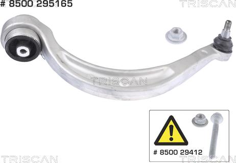 Triscan 8500 295165 - Barra oscilante, suspensión de ruedas parts5.com