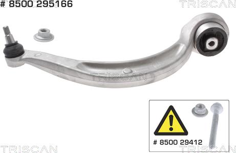 Triscan 8500 295166 - Brat, suspensie roata parts5.com