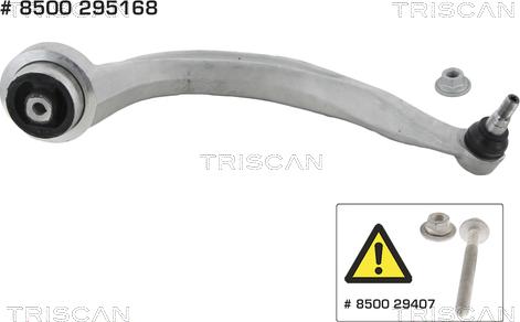 Triscan 8500 295168 - Barra oscilante, suspensión de ruedas parts5.com