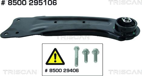 Triscan 8500 295106 - Spona, vešanje točkova parts5.com