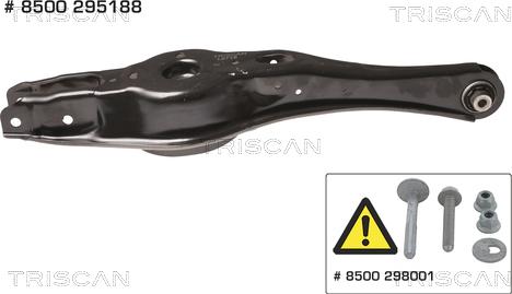 Triscan 8500 295188 - Bras de liaison, suspension de roue parts5.com