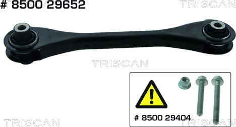 Triscan 8500 29652 - Travesaños / barras, suspensión ruedas parts5.com