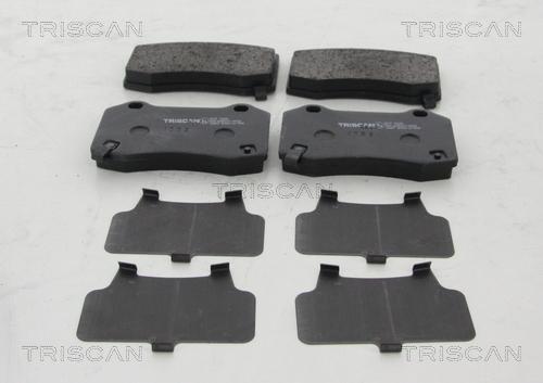 Triscan 8110 10606 - Kit de plaquettes de frein, frein à disque parts5.com