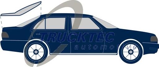 Trucktec Automotive 02.53.036 - Прокладка, задняя дверь багажника / помещения для груза parts5.com