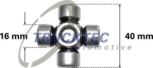Trucktec Automotive 02.34.046 - Articulación, columna de dirección parts5.com