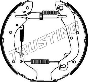 Trusting 620.0 - Brake Shoe Set parts5.com