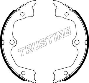 Trusting 044.030 - Set saboti frana, frana de mana parts5.com