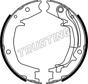 Trusting 046.215Y - Brake Shoe Set, parking brake parts5.com