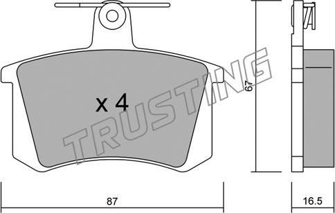 Trusting 050.0 - Jarrupala, levyjarru parts5.com