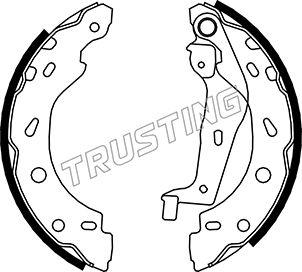 Trusting 052.124 - Garnitura zavorne celjusti parts5.com