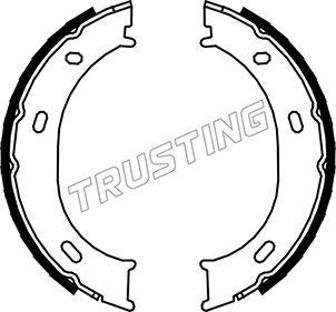 Trusting 052.126 - Juego de zapatas de frenos, freno de estacionamiento parts5.com