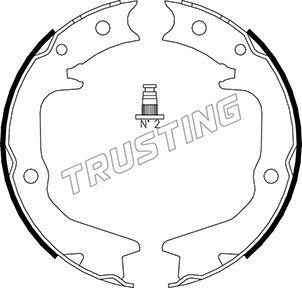 Trusting 064.177 - Juego de zapatas de frenos, freno de estacionamiento parts5.com