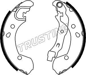 Trusting 067.192 - Bremsbackensatz parts5.com