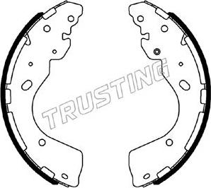 Trusting 067.203 - Brake Shoe Set parts5.com