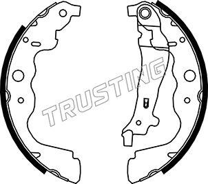 Trusting 088.240 - Комплект спирачна челюст parts5.com