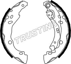 Trusting 088.234 - Garnitura zavorne celjusti parts5.com