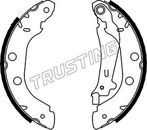 Trusting 088.226 - Garnitura zavorne celjusti parts5.com