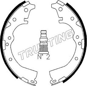 Trusting 115.269 - Σετ σιαγόνων φρένων parts5.com