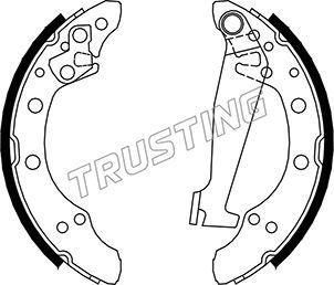 Trusting 124.284 - Brake Shoe Set parts5.com