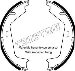 Trusting 127.275 - Komplet zavorne celjusti, rocna zavora parts5.com